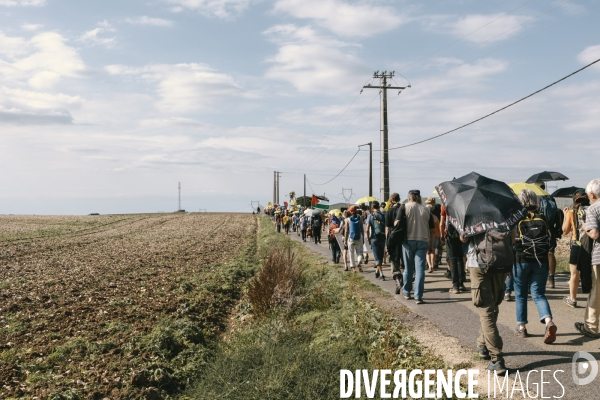 Manifestation du futur a Bure contre le projet d’enfouissement de dechets nucleaires Cigeo