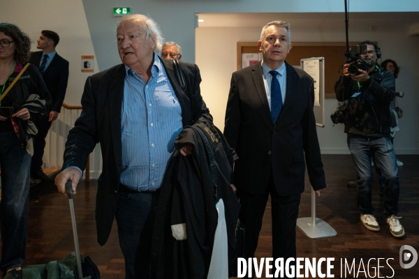 Premier jour du Procès du chantage à la sextape.