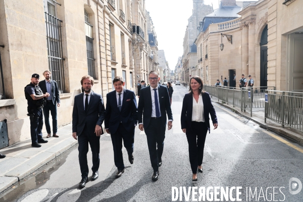 Matignon - consultations du 17 septembre