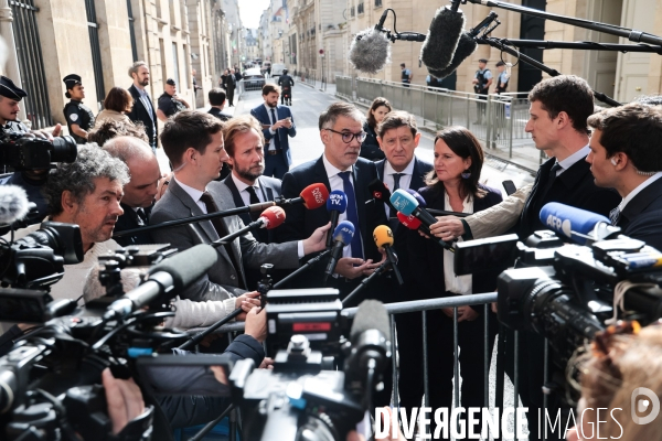 Matignon - consultations du 17 septembre 