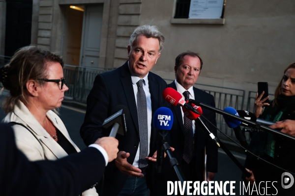 Matignon - consultations du 17 septembre 