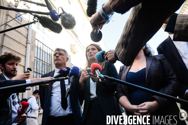 Matignon - consultations du 17 septembre 