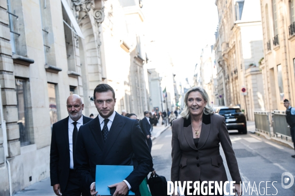 Matignon - consultations du 17 septembre 