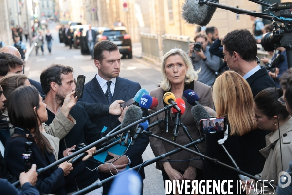 Matignon - consultations du 17 septembre 