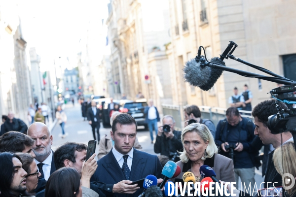 Matignon - consultations du 17 septembre 