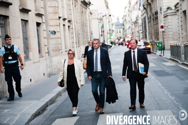 Matignon - consultations du 17 septembre 