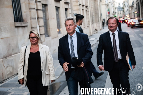 Matignon - consultations du 17 septembre 