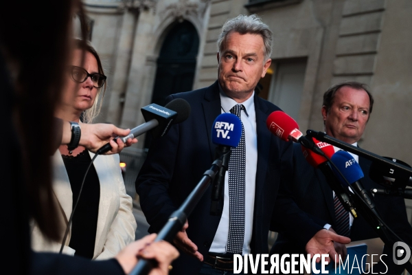 Matignon - consultations du 17 septembre 