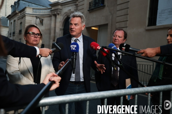 Matignon - consultations du 17 septembre 