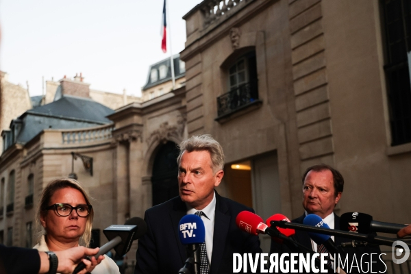 Matignon - consultations du 17 septembre 