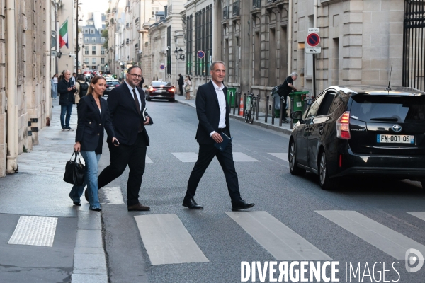 Matignon - consultations du 17 septembre 