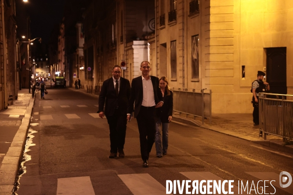 Matignon - consultations du 17 septembre 