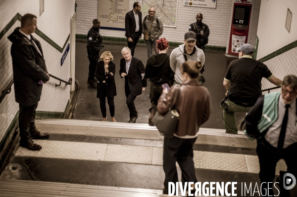 Michel Barnier en campagne, législative partielle