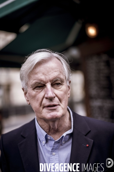 Michel Barnier en campagne, législative partielle