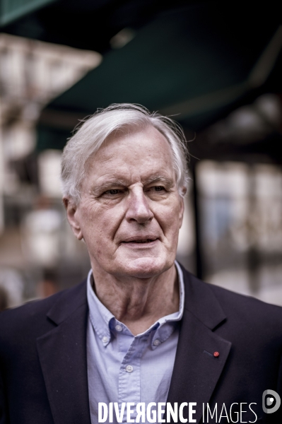 Michel Barnier en campagne, législative partielle