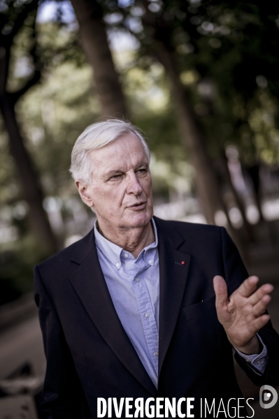 Michel Barnier en campagne, législative partielle