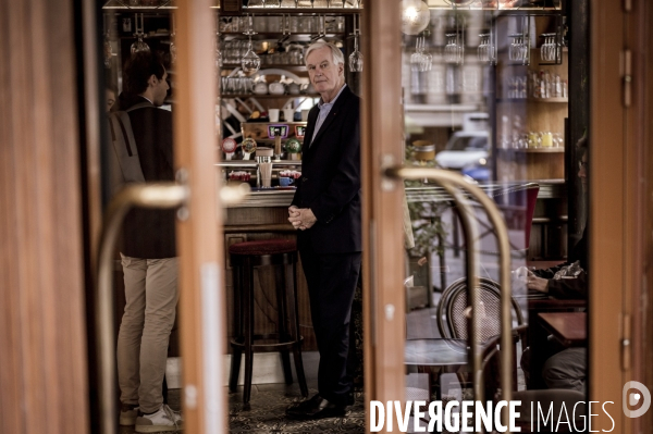 Michel Barnier en campagne, législative partielle