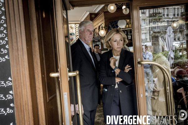 Michel Barnier en campagne, législative partielle