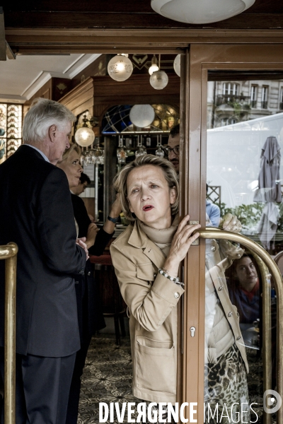 Michel Barnier en campagne, législative partielle