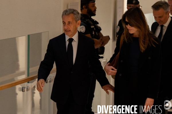 Nicolas Sarkozy. Procès du financement libyen de sa campagne présidentielle.