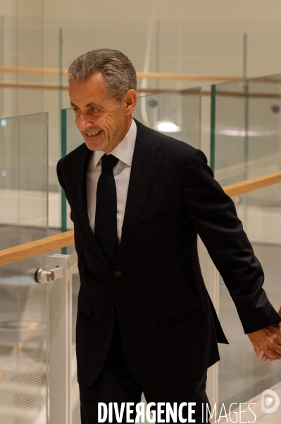 Nicolas Sarkozy. Procès du financement libyen de sa campagne présidentielle.