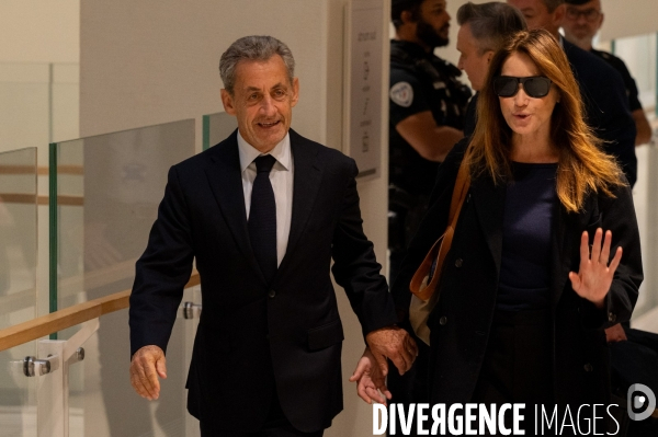 Nicolas Sarkozy. Procès du financement libyen de sa campagne présidentielle.