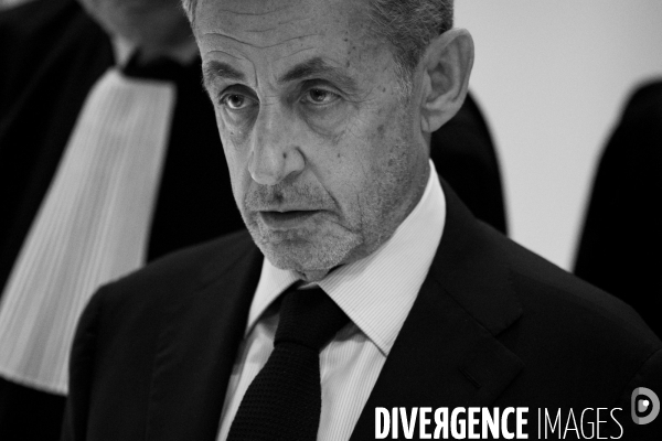 Nicolas Sarkozy après sa condamnation à cinq ans de prison.