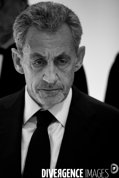Nicolas Sarkozy après sa condamnation à cinq ans de prison. 