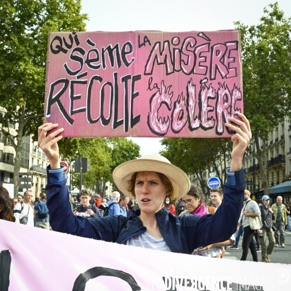 Manifestation Intersyndicale du 2 Octobre 2025 à Paris