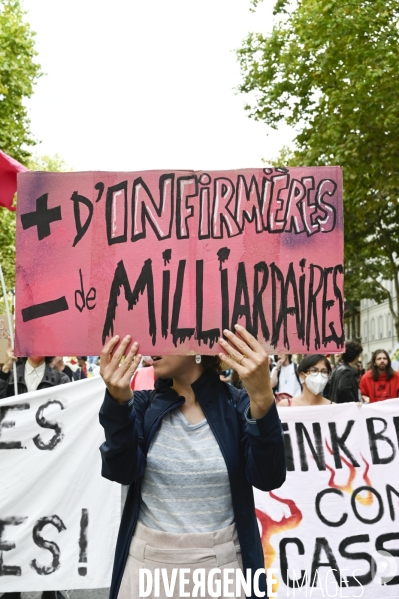 Manifestation Intersyndicale du 2 Octobre 2025 à Paris