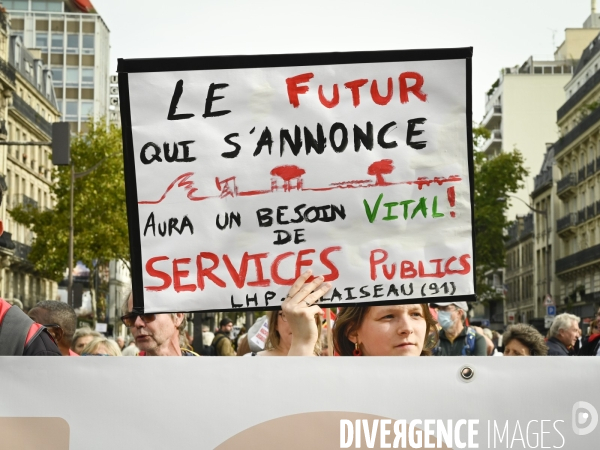 Manifestation Intersyndicale du 2 Octobre 2025 à Paris