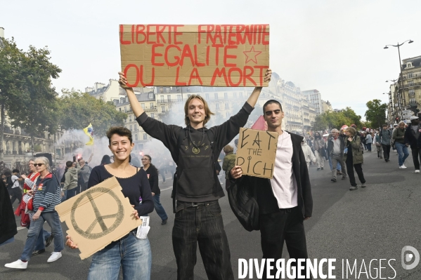 Manifestation Intersyndicale du 2 Octobre 2025 à Paris