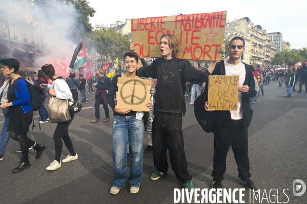 Manifestation Intersyndicale du 2 Octobre 2025 à Paris