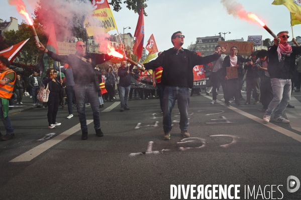 Manifestation Intersyndicale du 2 Octobre 2025 à Paris