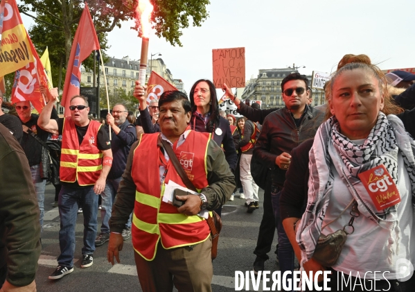 Manifestation Intersyndicale du 2 Octobre 2025 à Paris