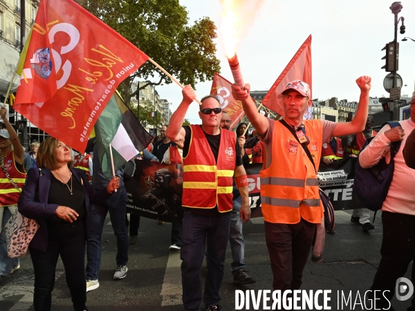 Manifestation Intersyndicale du 2 Octobre 2025 à Paris