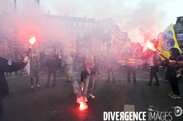 Manifestation Intersyndicale du 2 Octobre 2025 à Paris