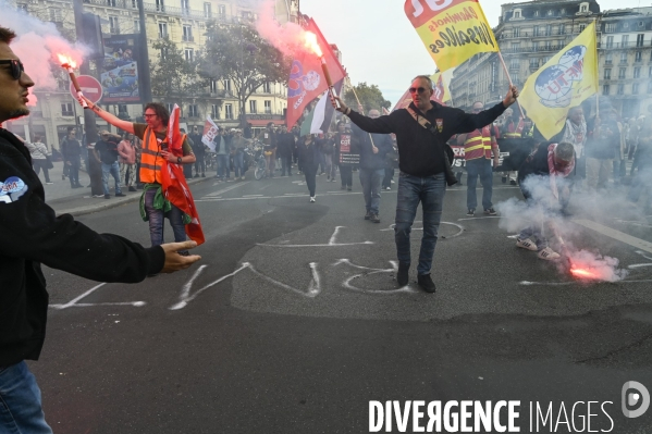 Manifestation Intersyndicale du 2 Octobre 2025 à Paris