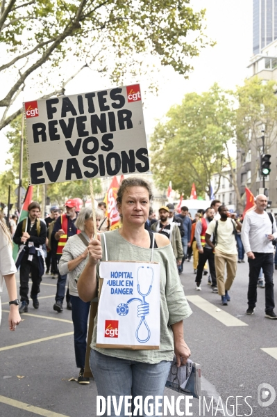 Manifestation Intersyndicale du 2 Octobre 2025 à Paris