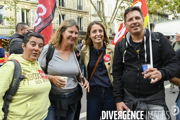 Manifestation Intersyndicale du 2 Octobre 2025 à Paris