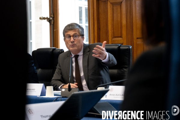 Palais de justice de Paris. Réunion des présidents de Cour d appel.