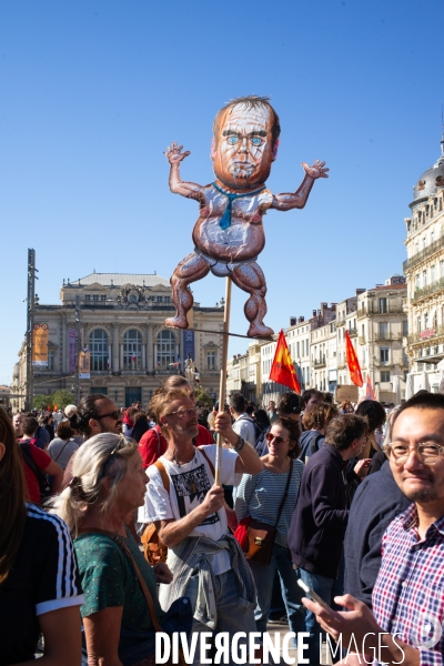 Manifestation Intersyndicale du 02.10.25 à Montpellier