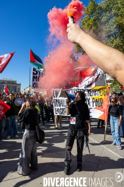 Manifestation Intersyndicale du 02.10.25 à Montpellier