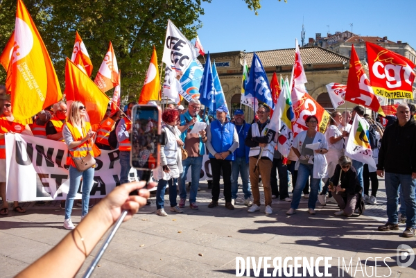 Manifestation Intersyndicale du 02.10.25 à Montpellier
