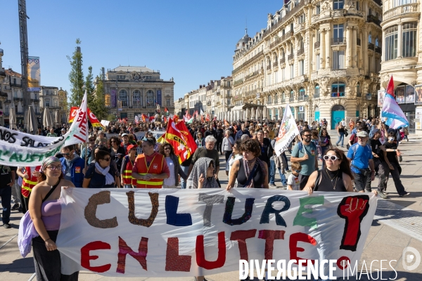 Manifestation Intersyndicale du 02.10.25 à Montpellier