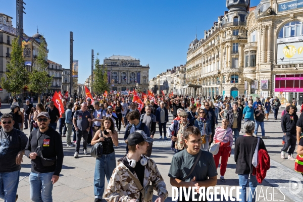 Manifestation Intersyndicale du 02.10.25 à Montpellier