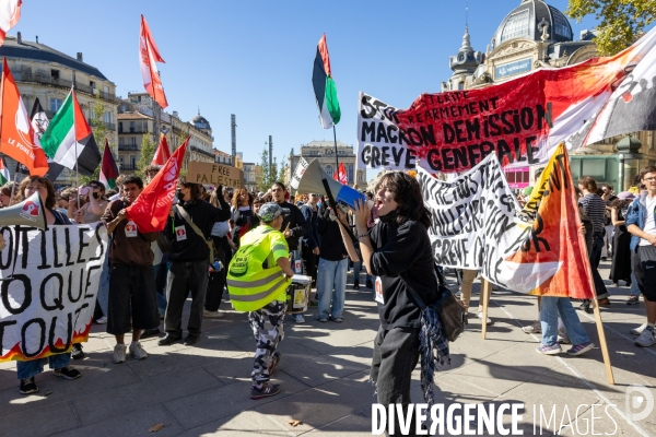 Manifestation Intersyndicale du 02.10.25 à Montpellier