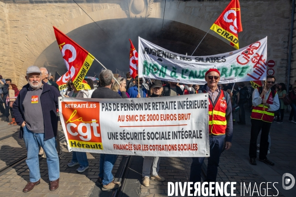Manifestation Intersyndicale du 02.10.25 à Montpellier