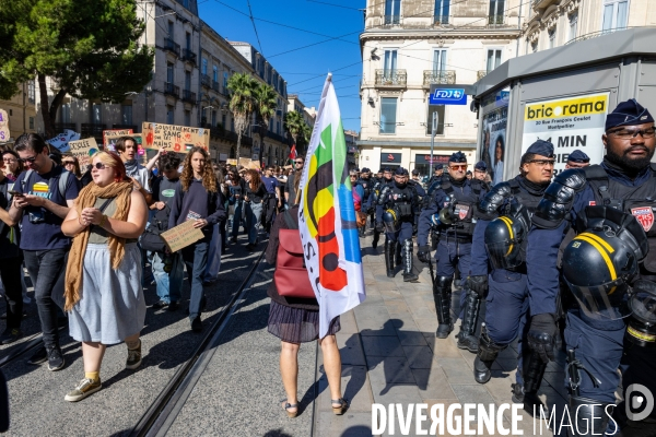 Manifestation Intersyndicale du 02.10.25 à Montpellier