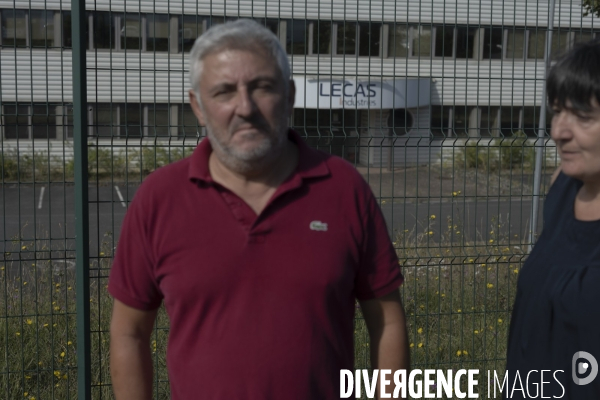Rassemblement des anciens salariés de la papeterie Lecas à Nersac en Charente